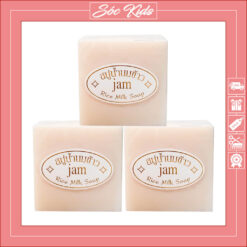 Xà Phòng Cám Gạo Thái Lan Jam Rice White Soap Làm Trắng Da Thiên Nhiên